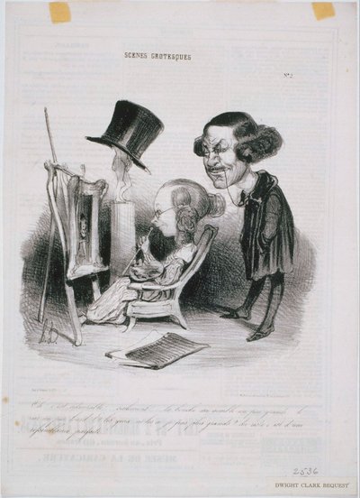 Scene grottesche - Oh! È ammirevole da Honoré Daumier